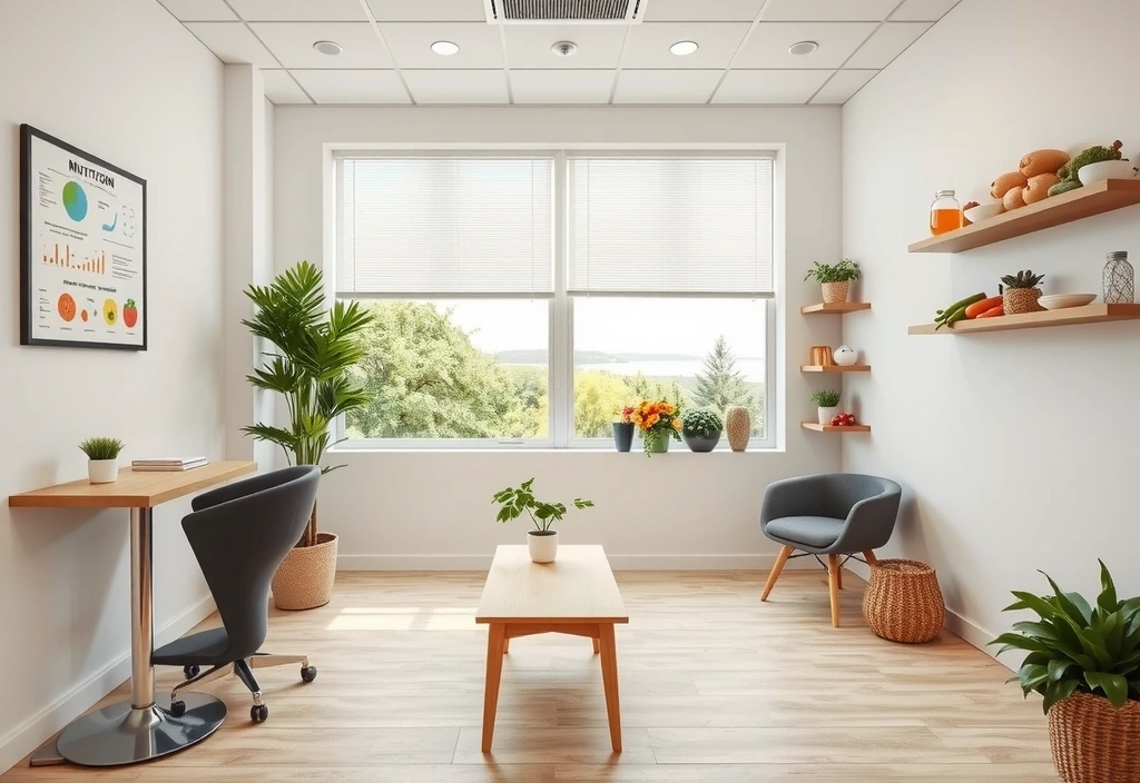 Cabinet nutritionniste moderne
